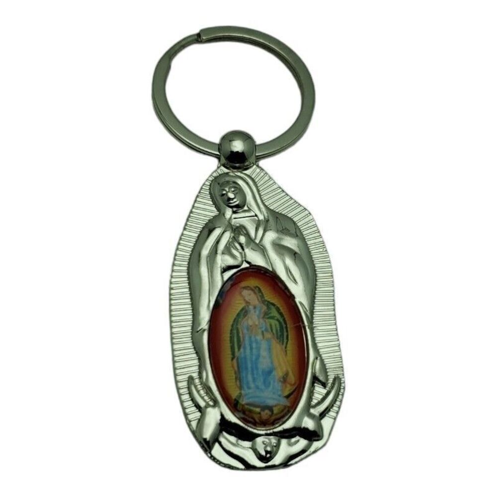 Mexico Lady of Guadalupe Keychain Key Ring Travel Tourist Souvenir Gift Catholic
